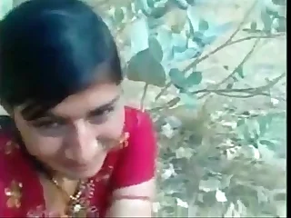 Indian porn sites presents Punjabi townsperson girl open-air sex with lover