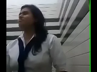 Indian Office Girl pleasing her king